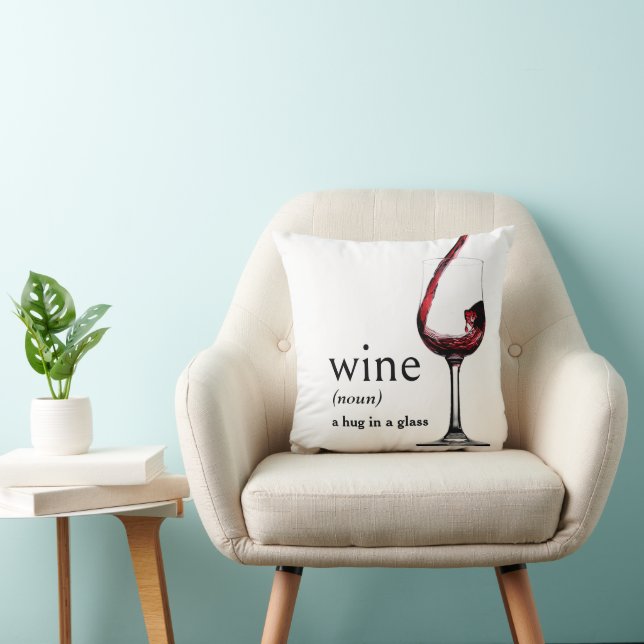 Coussin Définition du dictionnaire pour le vin (Chaise)