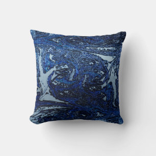 Coussin Dégradé Abstrait Vague Éclaboussure Cool Art Urbai
