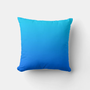 Coussin Dégradé bleu ciel Aqua Vivid