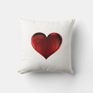 Coussin Dégradé de cœur abstrait