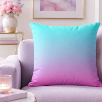 Dégradé de couleurs de sirène violet rose aqua omb
