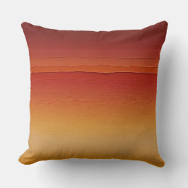 Coussin dégradé de touches rouge orange et jaune