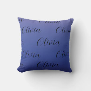 Coussin Dégradé de violet et de bleu
