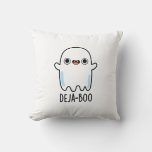 Coussin Deja Boo Funny Ghost Pun