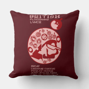 Coussin Déjeuner du pub British Ploughmans