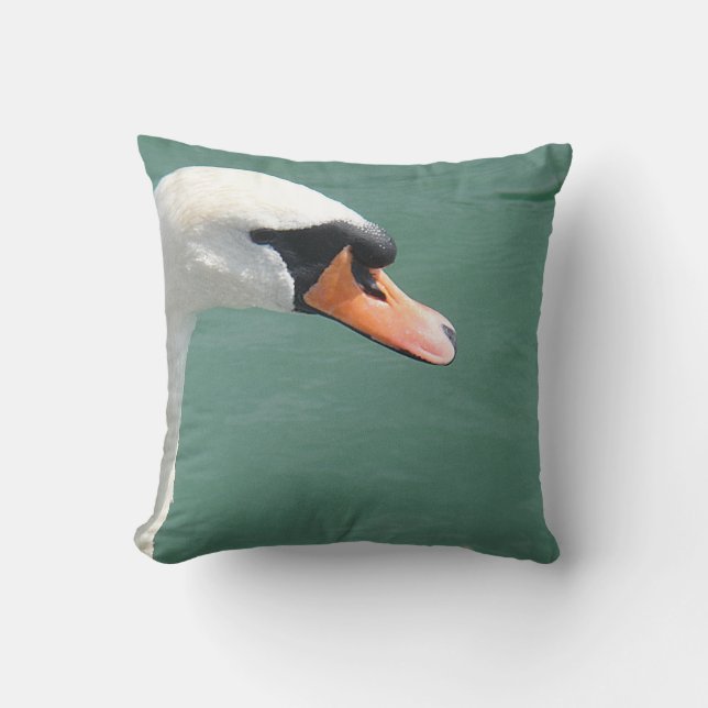 Coussin Dekokissen "ressemble à un cygne" (Recto)