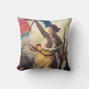 Coussin Delacroix - La Liberté guidant le peuple Gros plan