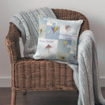 Delaware Kites Throw Pillow – Inspirational Quote 