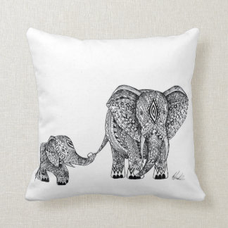 coussin d'éléphant et de bébé !