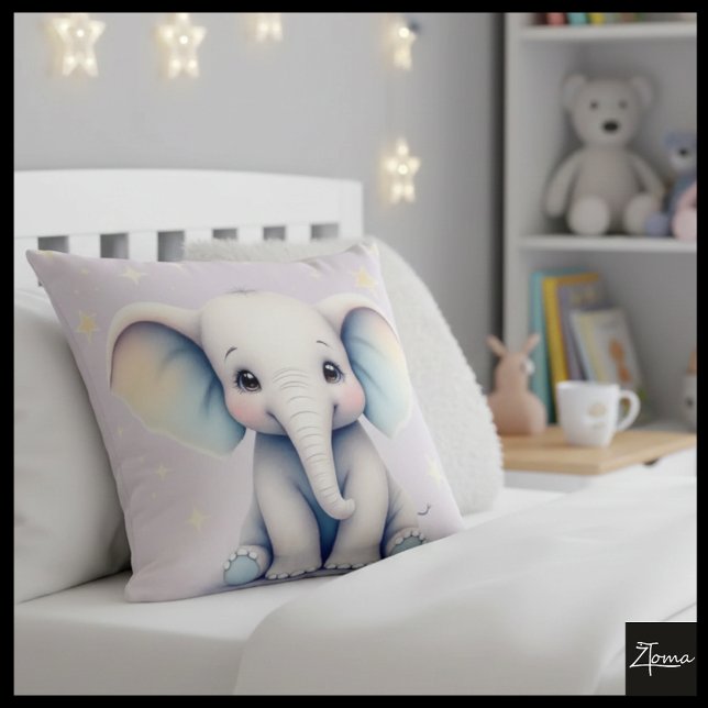 Coussin d'éléphant Starry Snuggle (Créateur téléchargé)