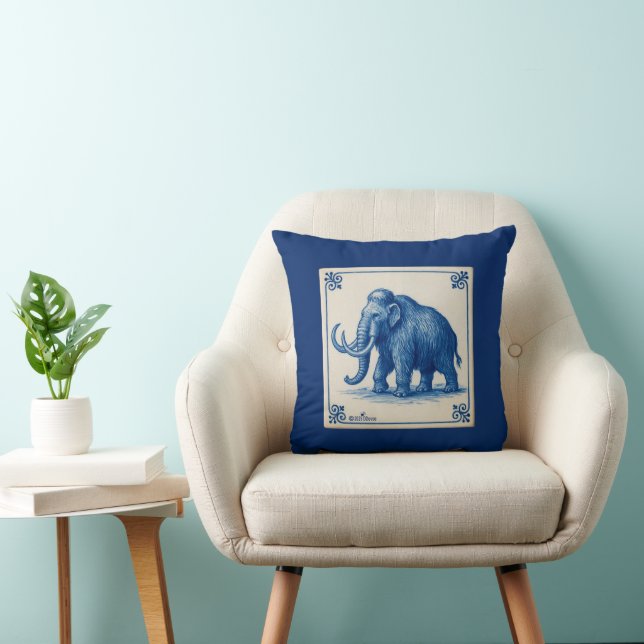 Coussin Delft Wooly Mammoth (Chaise)