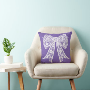 Coussin Delicate Lacey Bow