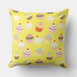 Coussin Délicieux Cupcakes Décorés Anniversaire Jeu d'Orei
