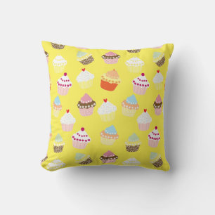 Coussin Délicieux Cupcakes Décorés Anniversaire Jeu d'Orei