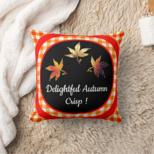 Coussin Délicieux Feuilles Whimsical d'automne