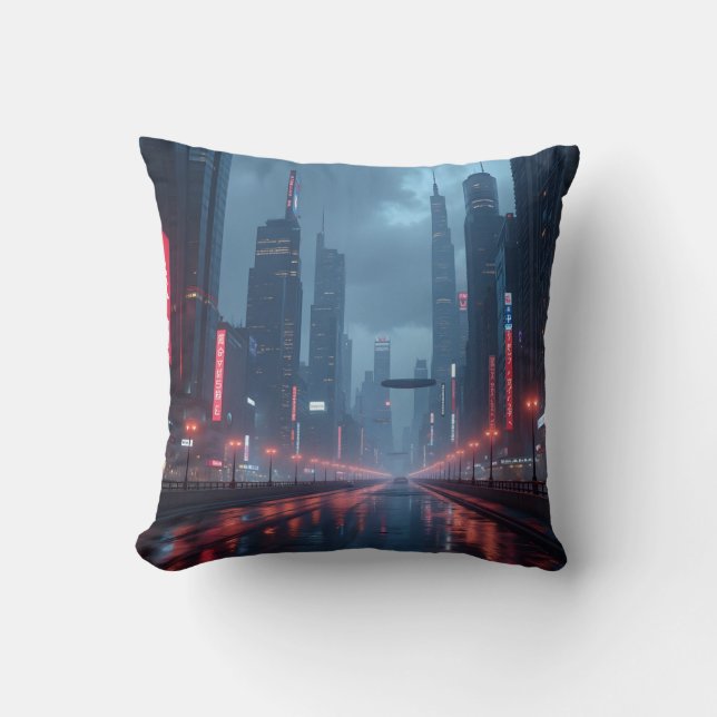 Coussin Demain Néon -  (Recto)