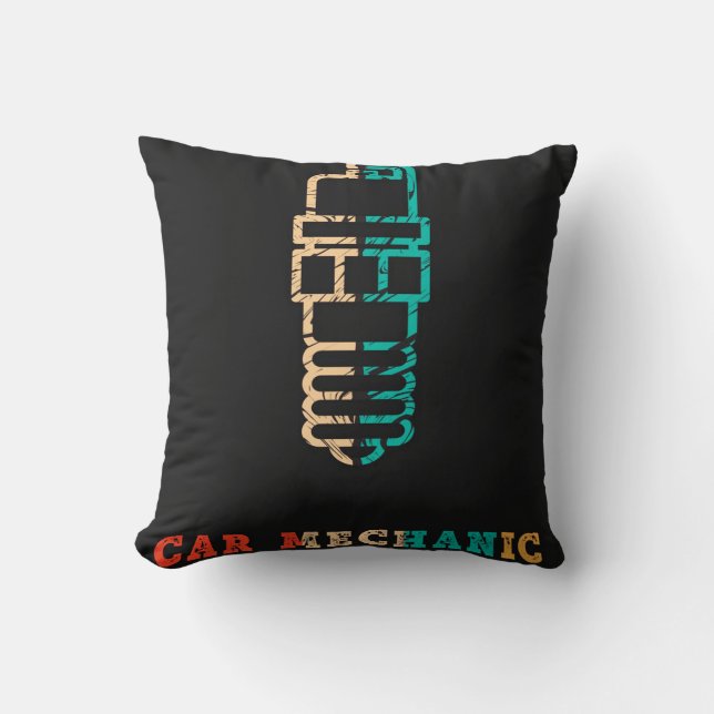 Coussin Démarrage de la mécanique automobile | Couverture  (Recto)