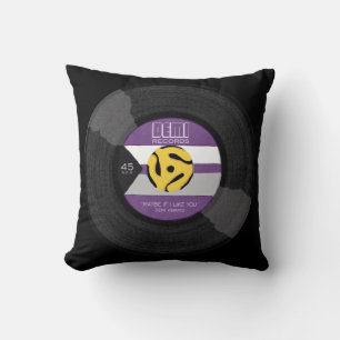 Coussin Demi Records Fierté Demisexuelle Vinyl LGBTQ