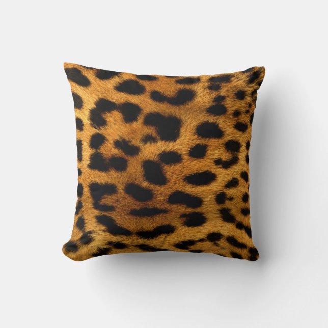 Coussin d'empreinte de léopard (Recto)