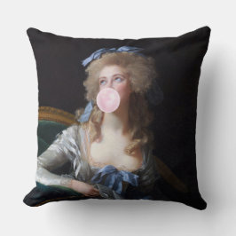 Coussin Demure with Pink Bubble Gum