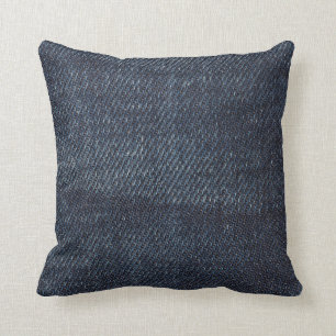 Coussin Denim fabric texture de jeans