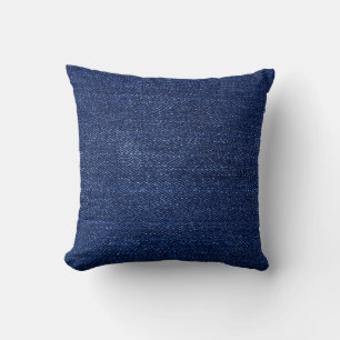 Coussin Dénim jeans tissu : arrière - plan texturé.