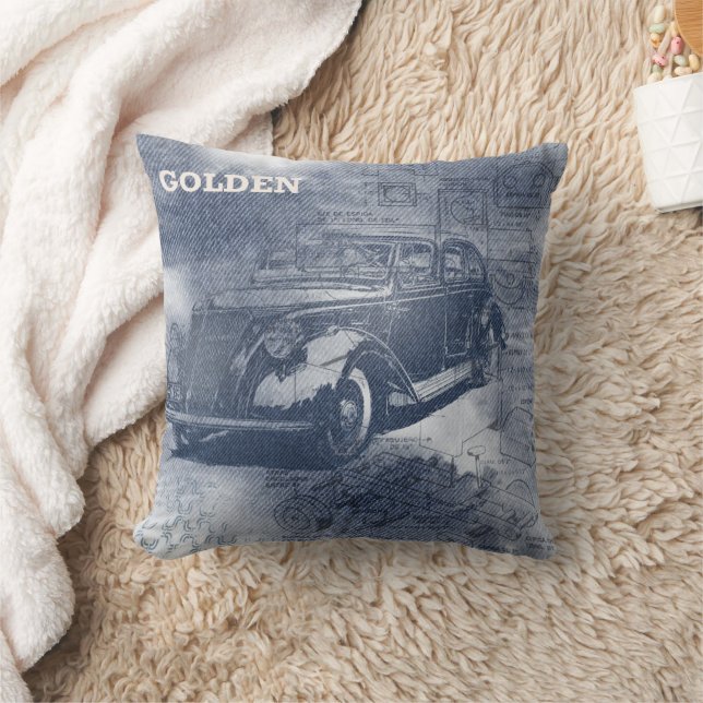 Coussin Denim Steampunk (Couverture)