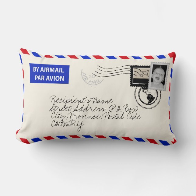 Coussin d'enveloppes Airmail de téléchargement de  (Recto)