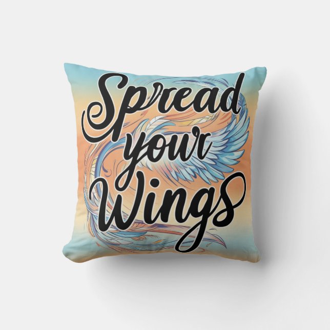 Coussin Déployez Vos Ailes (Recto)