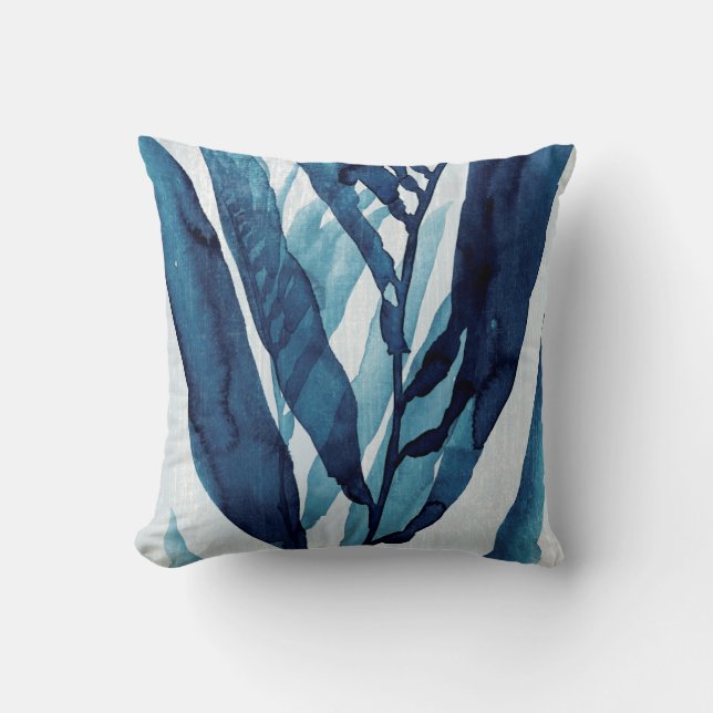 Coussin Dérive bleue I (Recto)