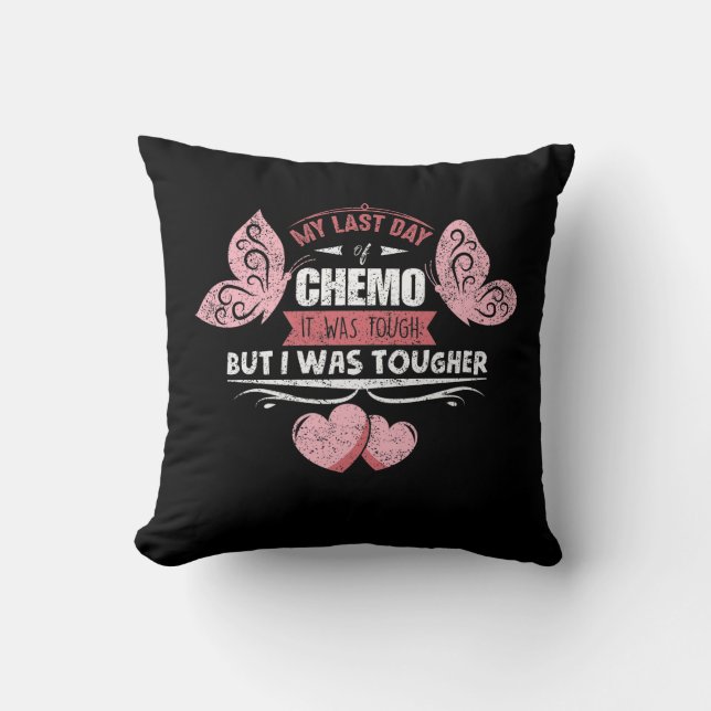 Coussin Dernière Journée De Chimie Radiation De Traitement (Recto)