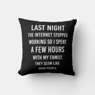 Coussin Dernière Nuit Internet Arrêté De Fonctionner.. Dr