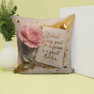 Coussin Derrière chaque grande personne est grand Throw Or