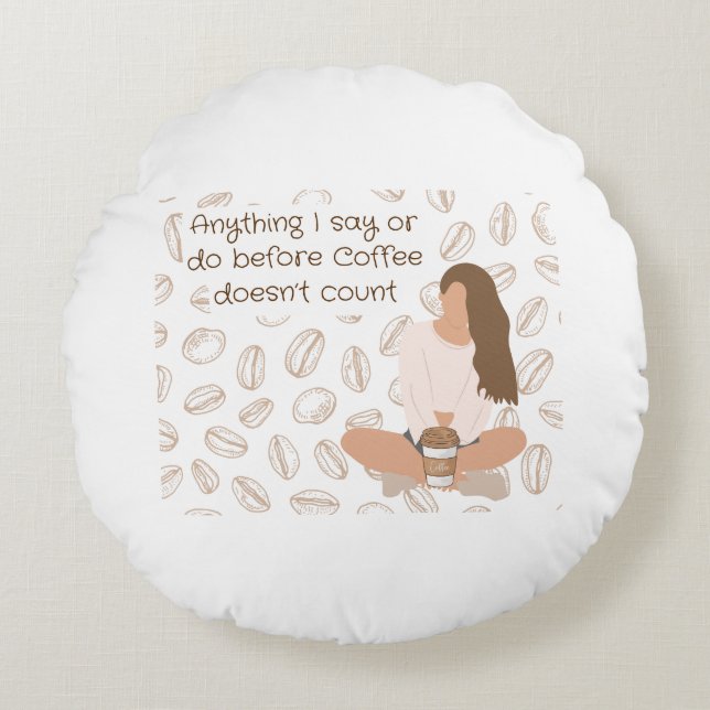 Coussin des amateurs de café (Devant)