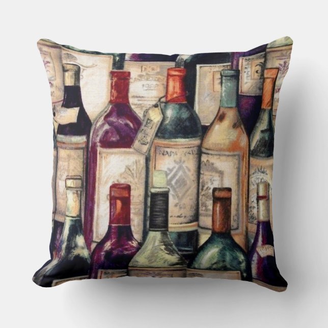 Coussin des amateurs de vin (Recto)