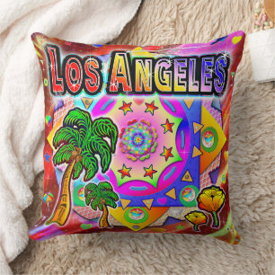 Coussin des Amis Tropical de Los Angeles