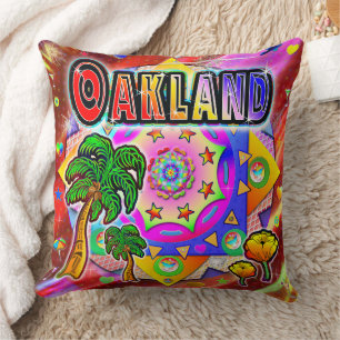 Coussin des amis tropicaux d'Oakland