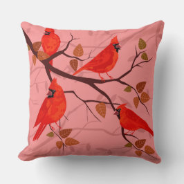 Coussin des Cardinaux rouges