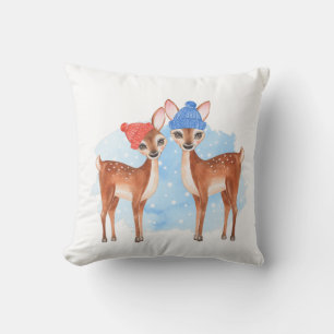 Coussin Des crevettes. Hiver