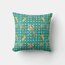 Coussin des Daffidols du jardin