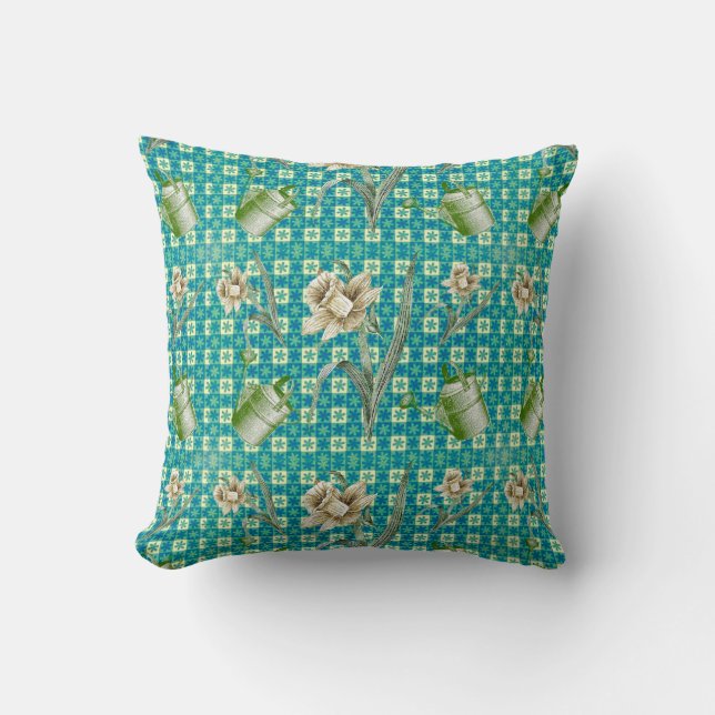 Coussin des Daffidols du jardin (Recto)