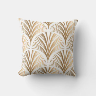 Coussin Des éléments dorés sur un arrière - plan blanc. Ma