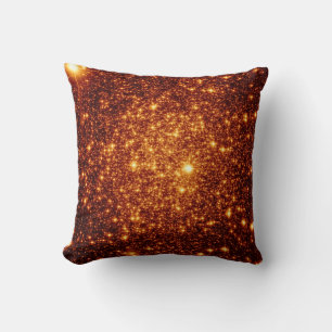 Coussin des étoiles de cuivre