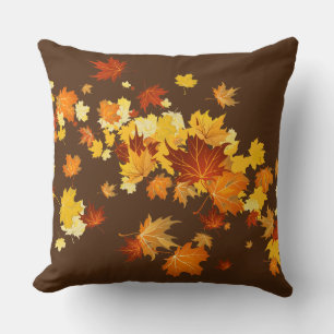 Coussin des feuilles automnales