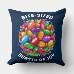 Coussin Des grandes bouchées de joie