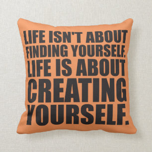Coussin Des mots de motivation - créez-vous
