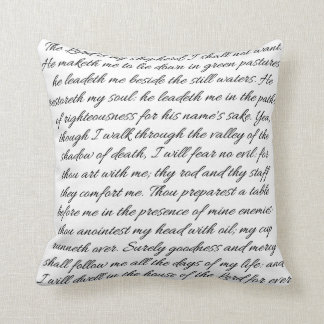 Coussin des psaumes 23
