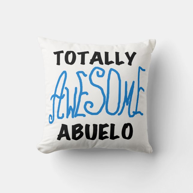 Coussin Des tee-shirts et des cadeaux Abuelo absolument gé (Recto)