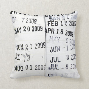 Coussin des timbres de date de bibliothèque