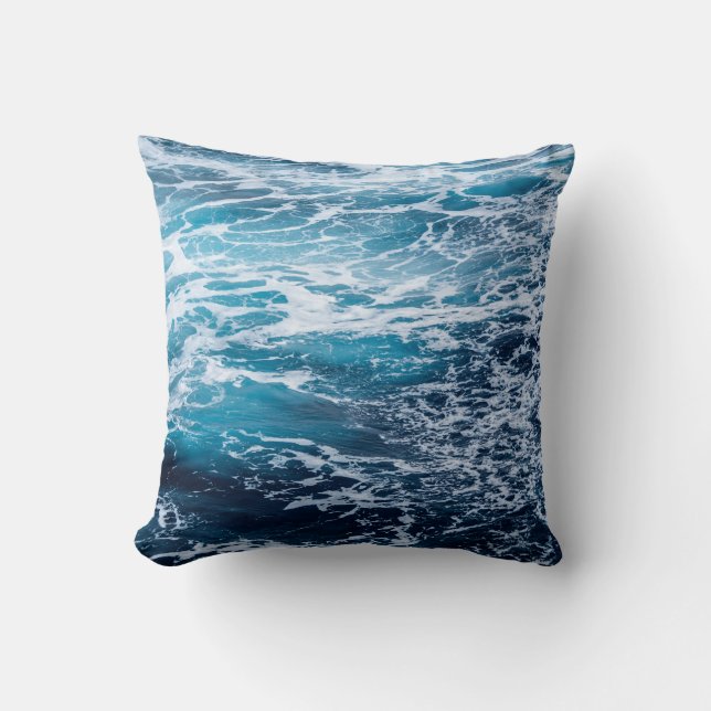 Coussin Des vagues de mer impressionnantes | Meilleur cade (Recto)